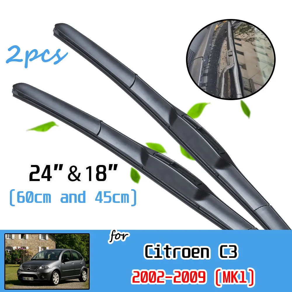 

Автомобильные аксессуары, щетки стеклоочистителя лобового стекла для Citroen C3 MK1 2002 ~ 2009 2003 2004 2005 2006