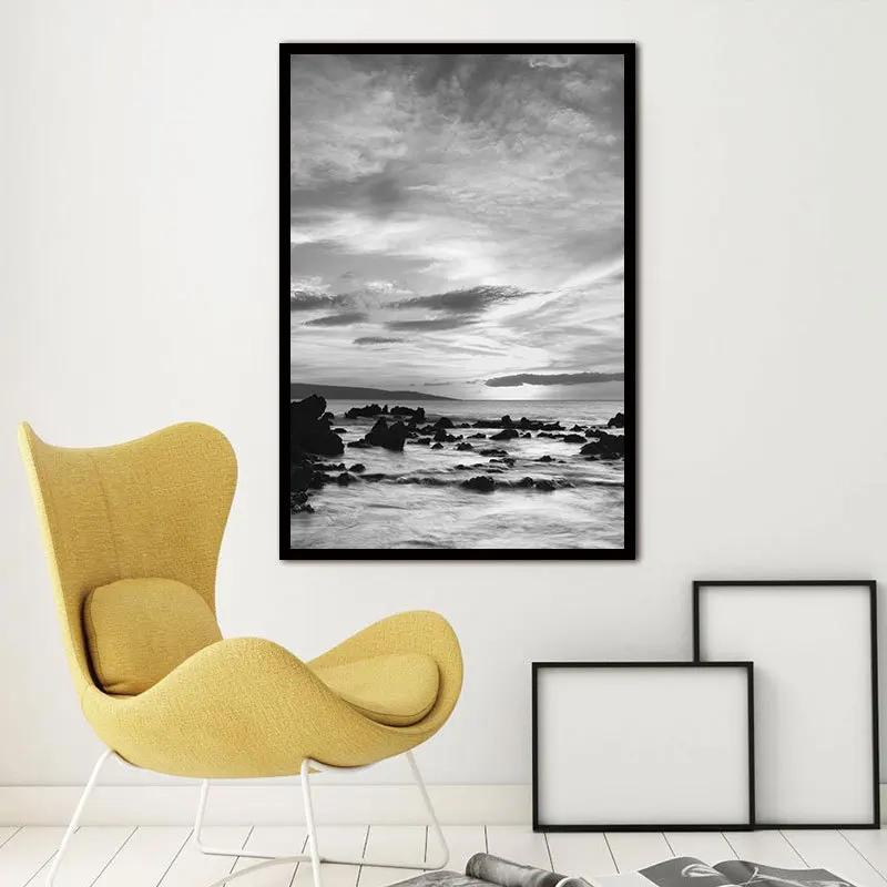 Домашний Декоративный спрей картина холст один скандинавский дом настенная