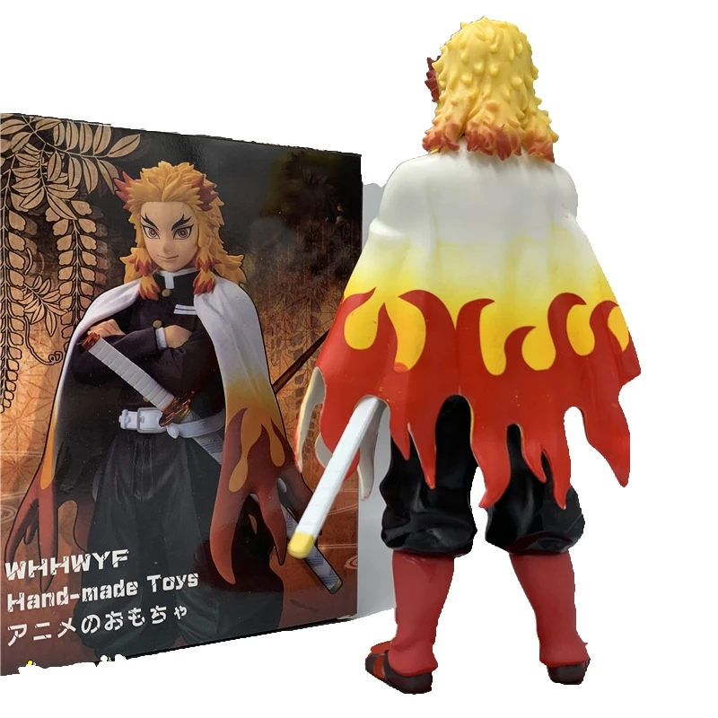 

17Cm Bandai Anime Original Demon Slayer Rengoku Kyoujurou Figure Action Figures Pvc Collectible Model Toys for Children