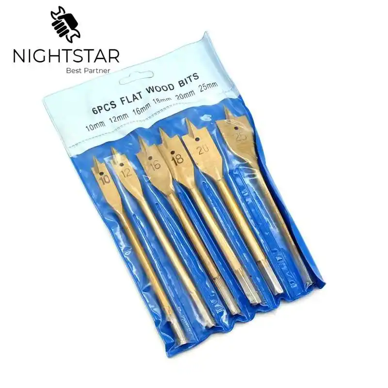 6 шт. набор сверл с отверстием для сверления отверстий сверла дерева лопаты