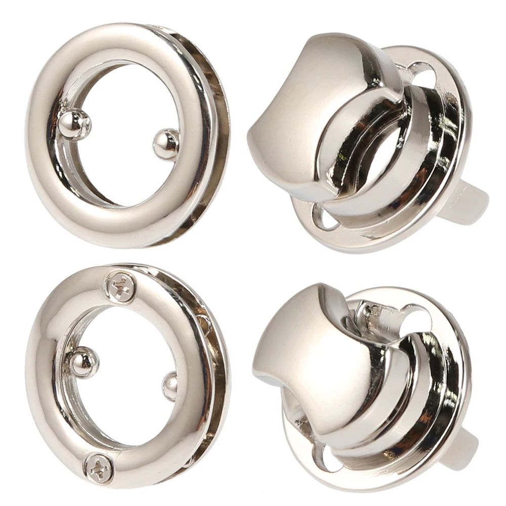 Металлическая круглая сумка 3 2 см с поворотным замком застежка кожаное ремесло