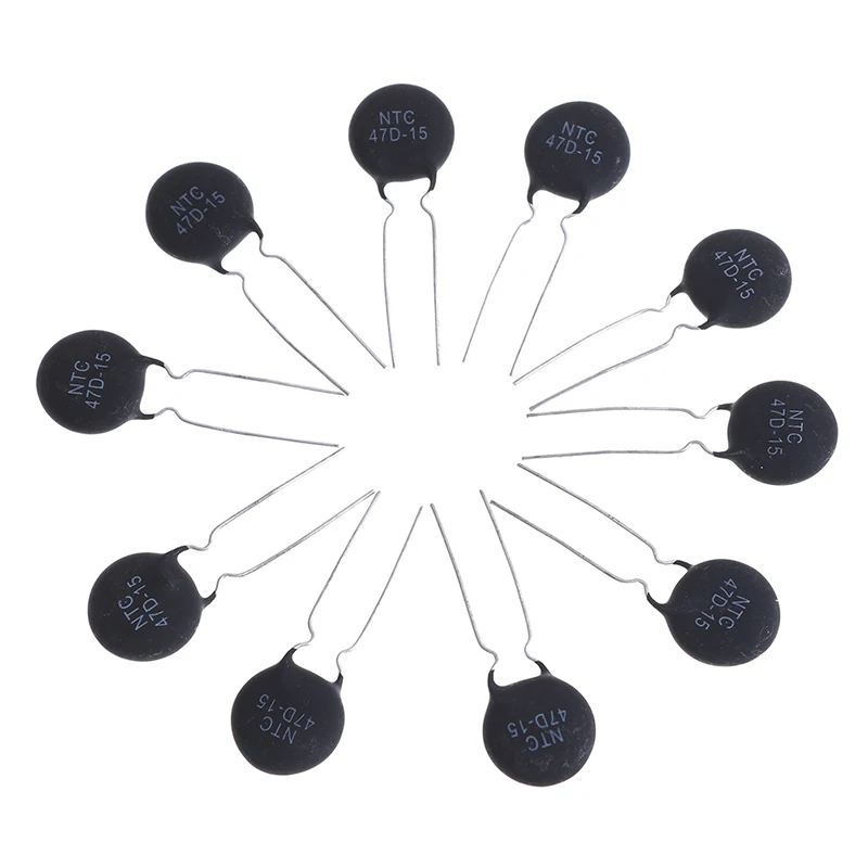 10 Pieces NTC Thermistor Resistor 47D-15 Thermal Wholesale |