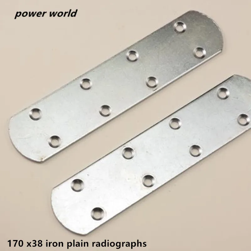 Оцинкованные плоские угловые кронштейны в средних угловых кронштейнах 38 прямых