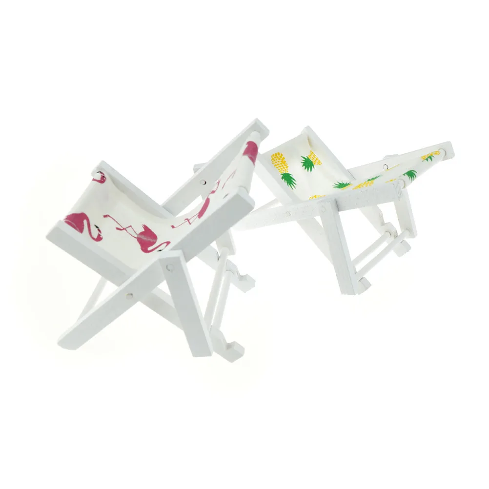 Деревянное пляжное кресло с фламинго ананасом фотодержатель подарки на день