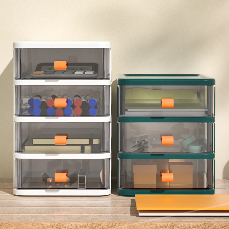 Transparent Desktop Organizer Boxes Small Storage Drawers Plastic Container Multilayer Desk Stationery Key Box | Дом и сад