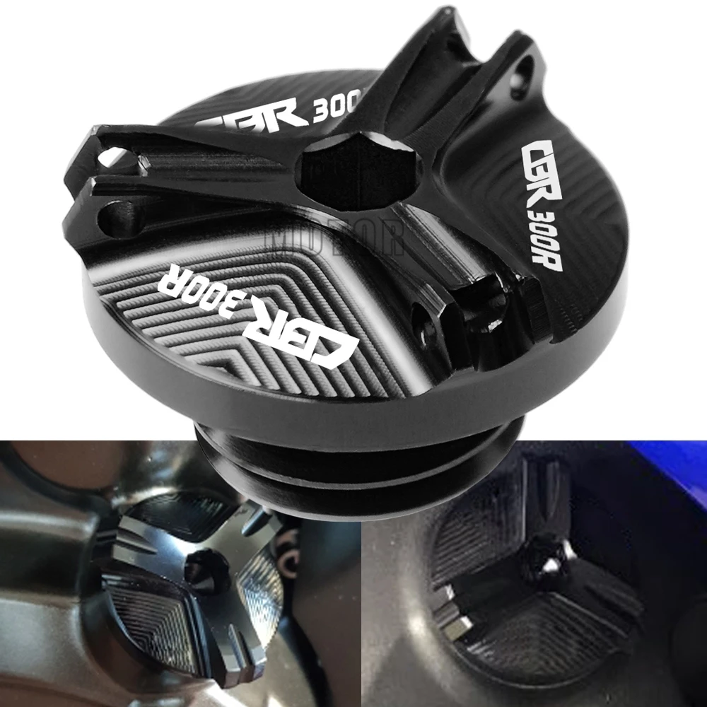 

For Honda CBR300R 2014-2019 2015 2016 2017 2018 CBR300 CBR 300 R 300R Motorcycle Accessories Oil Fill Plug Cover Engine Oil Cap