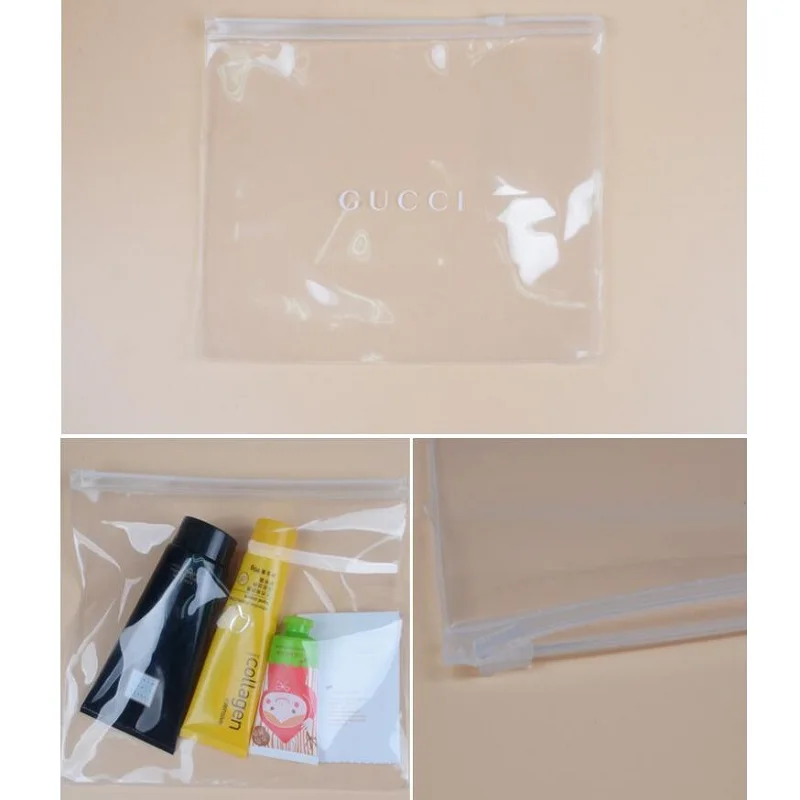 

PVC Self-sealing Zipper Bag Transparent Storage Bag Underwear Bag Cosmetic Packaging Bag Plastic Storage Waterproof Moistureproo