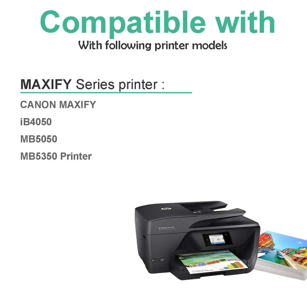4PK совместимый PGI 2500 XL Чернильный Картридж BK / C M Y для струйного принтера Canon MAXIFY