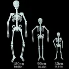 Новый светящийся Скелет на Хэллоуин, дневной каркас, каркас на Хэллоуин, украшения для страха, наружный двор, сад, подвесные