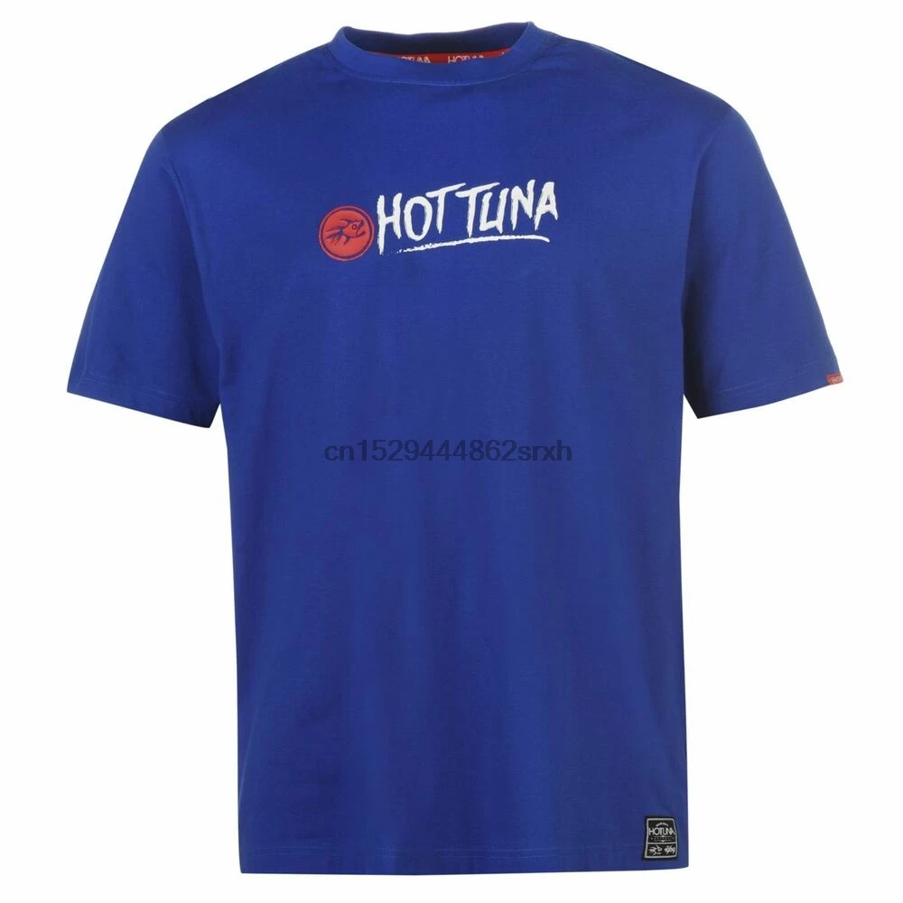 Новинка Лидер продаж Тунец мужские логотип Футболка короткий рукав с круглым