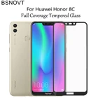 2 шт для Huawei Honor 8C стекло для защиты экрана телефона полное покрытие закаленное стекло для Huawei Honor 8C стекло для Huawei Honor 8C