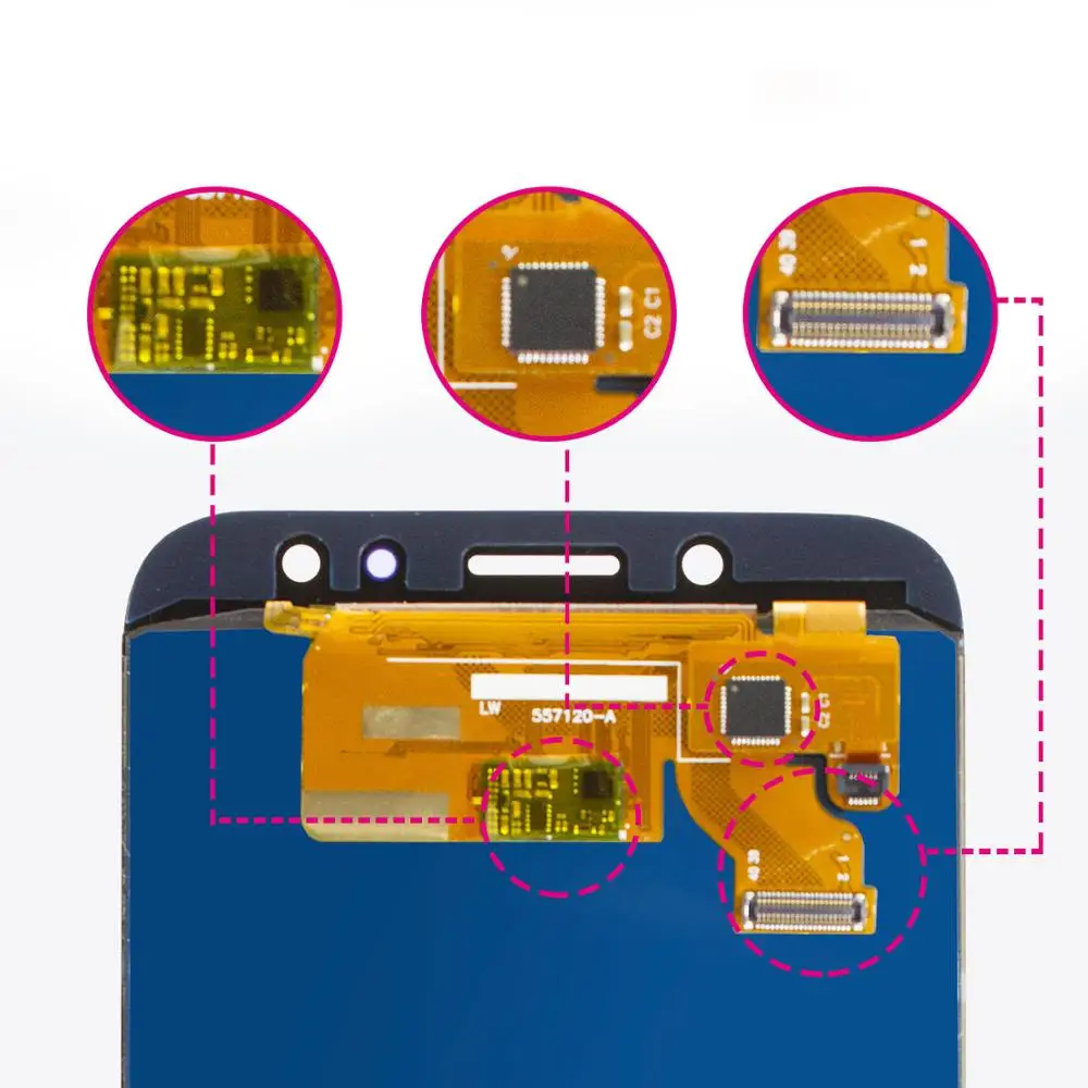 5 &quotPantalla для samsung Galaxy J7 Pro 2017 J730 J730F ЖК дисплей Замена дигитайзер 3D сенсорный экран