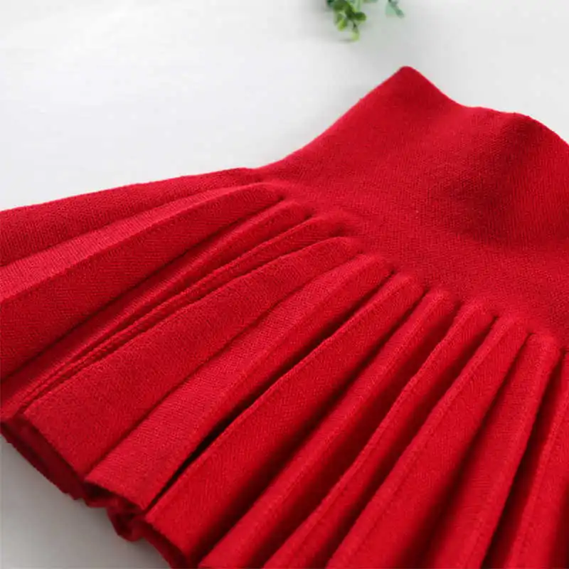 Детская юбка 2021 зимние теплые шерстяные хлопковые юбки для подростков школьные