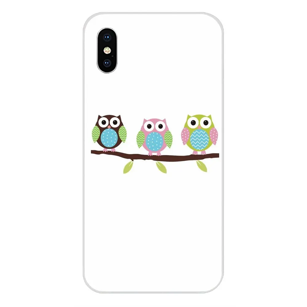 С милой совой Стиль жесткий чехол из ТПУ для мобильного телефона Huawei NOVA 2 V20 Y3II Y5 Y5II