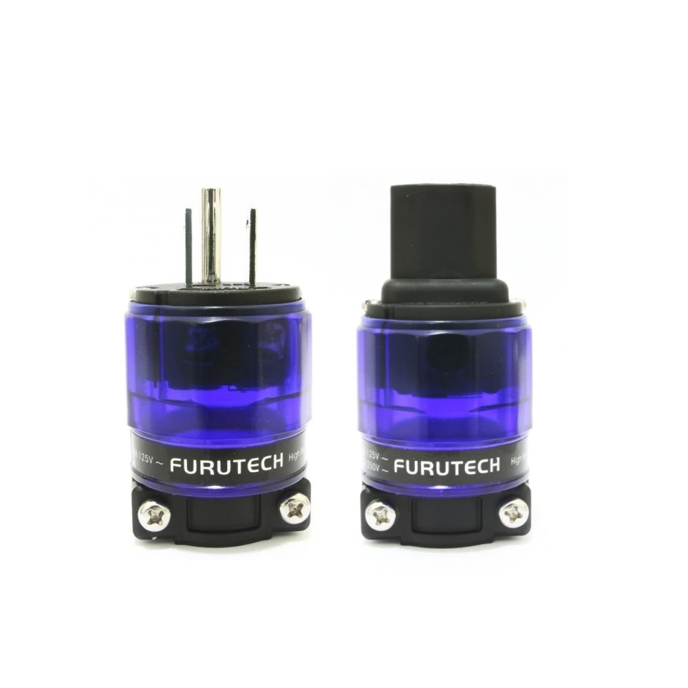 HIFI FURUTECH Power plug Rhodium MATIHUR hi end FI-11M-N1 + FI-11-N1 (R) AC US IEC 15A/125V/ | Электроника