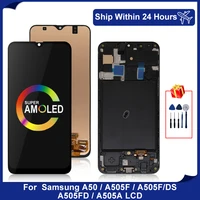 super amoled for samsung galaxy a50 lcd display sm a505fnds a505f touch screen digitizer for samsung a505 lcd a505fds display