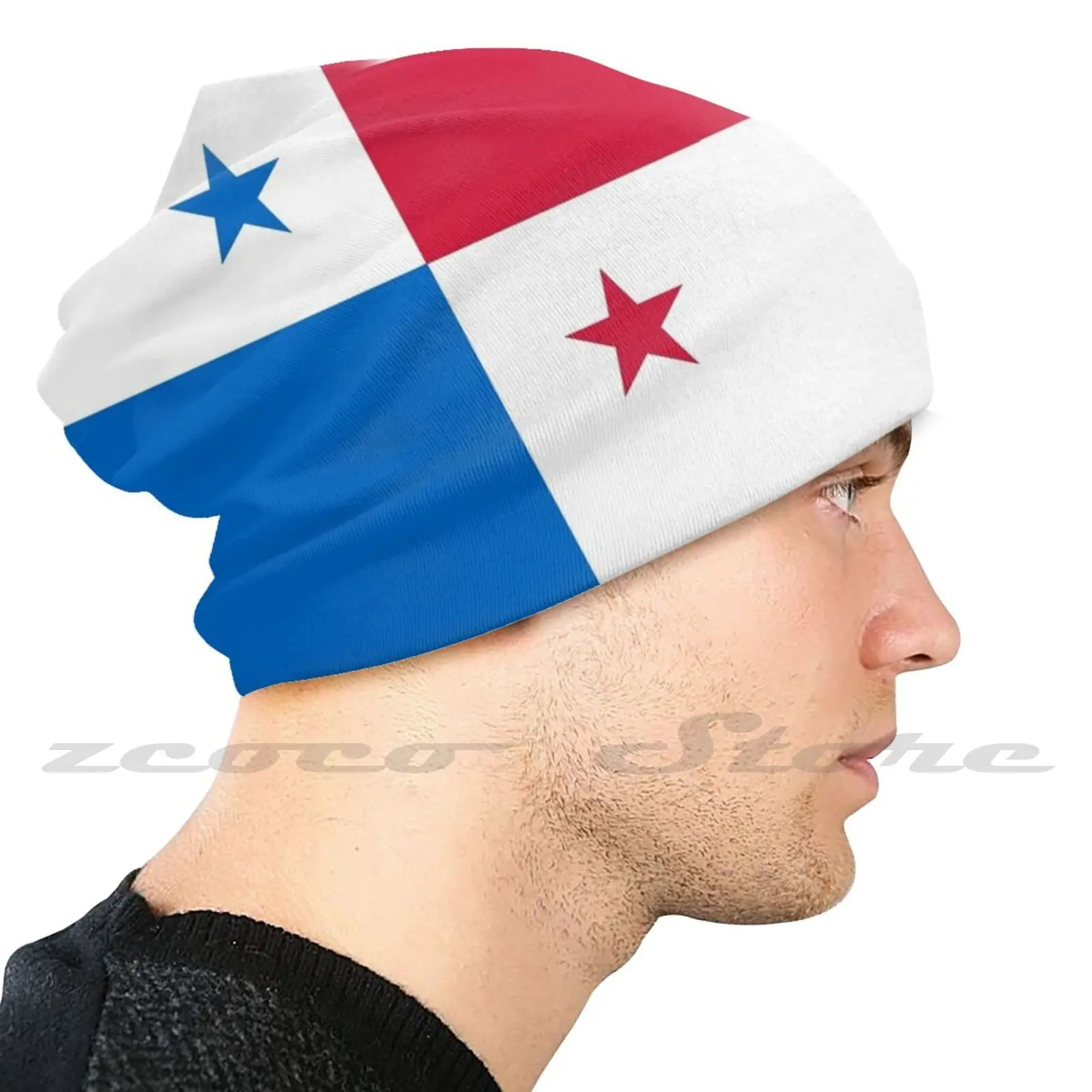 

Panama Flag Adult Kids Knit Hat Hedging Cap Outdoor Sports Breathable Panama Panamanian Central America Flag Flagshop Panama