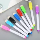Сухой ластик 8 цветов, белая доска, акварельные ручки, ластик, школьная белая доска, маркеры для школы, стирательная ручка, стирательная щетка
