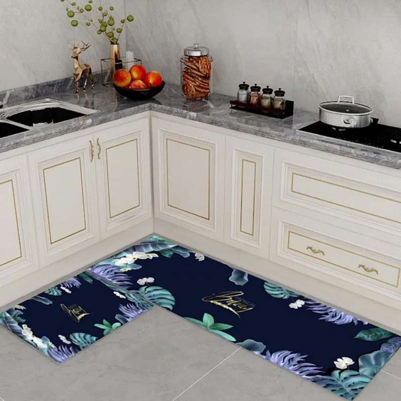 

Кухонный Противоскользящий коврик, коврик для входной двери, длинная полоса, для гостиной, балкона, для ванной комнаты, коврики с геометриче...