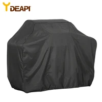 ydeapi bbq grill cover black outdoor waterproof barbeque cover anti dust protector for gas charcoal electric barbecue grill