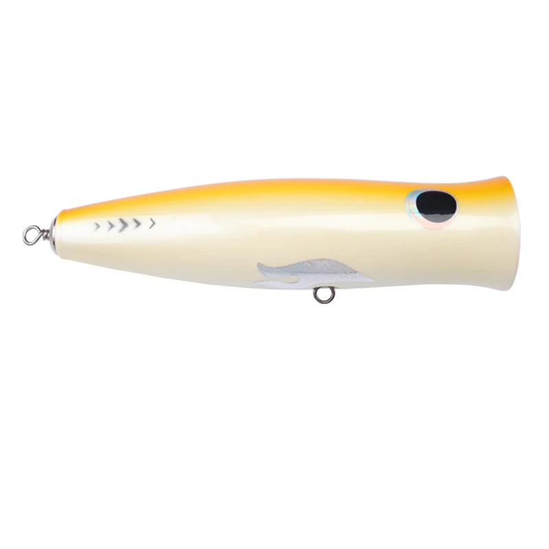 B MAD MOUSE GACHISLA 22 см 190 г Topwater деревянный Поппер GT поверхность выскакивающая приманка Deep Sea Chugger приманки для рыбалки на лодке океан рыбалка - Цвет: B