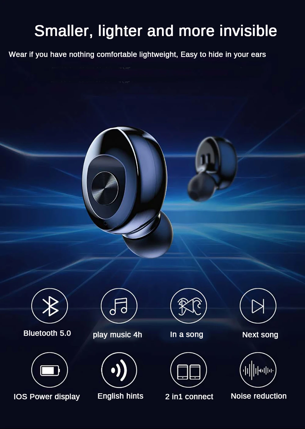 XG12 TWS стерео беспроводные наушники Bluetooth 5,0 наушники HIFI Звук спортивные наушники гарнитура игровая гарнитура с микрофоном для телефона