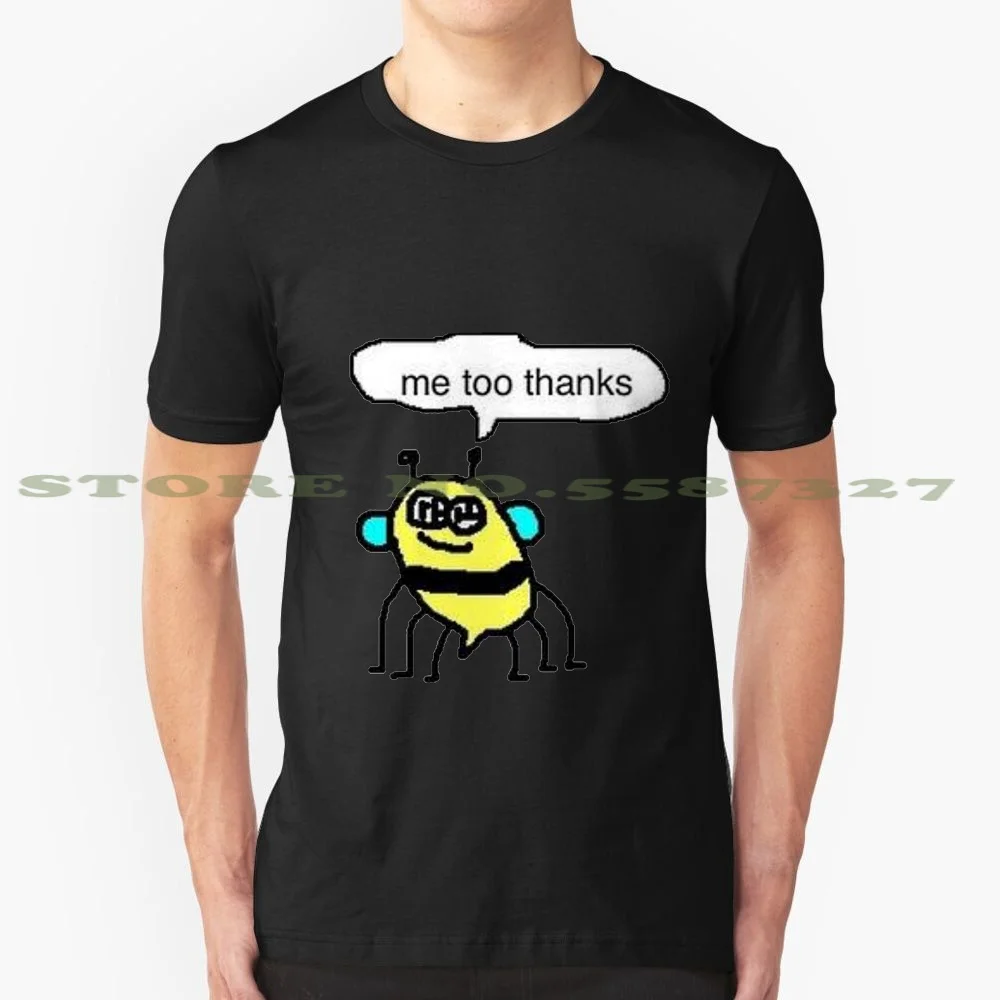 Забавная летняя футболка Me Too Thank Summer для мужчин женщин меня тоже спасибо пчела