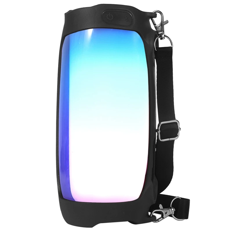 

Silicone Case Cover with Strap Carabiner for JBL Pulse 4 Bluetooth Speaker