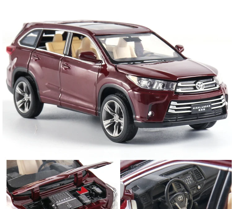 Новинка 2020 литой автомобиль из сплава 1:32 TOYOTA металлическая игрушечная машинка