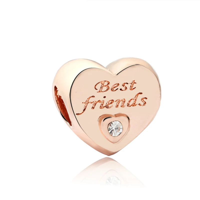 Подвеска для браслета Лучший Друг из розового золота|Подвески| |