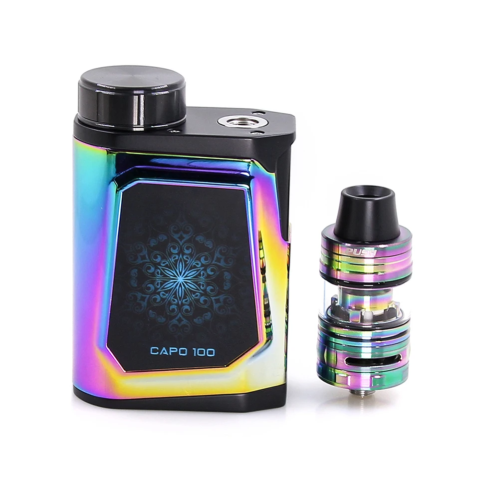 Cleanrance Оригинал IJOY CAPO 100 Вт Vape комплект с 21700 батареей TC коробка мод 2 мл распылитель