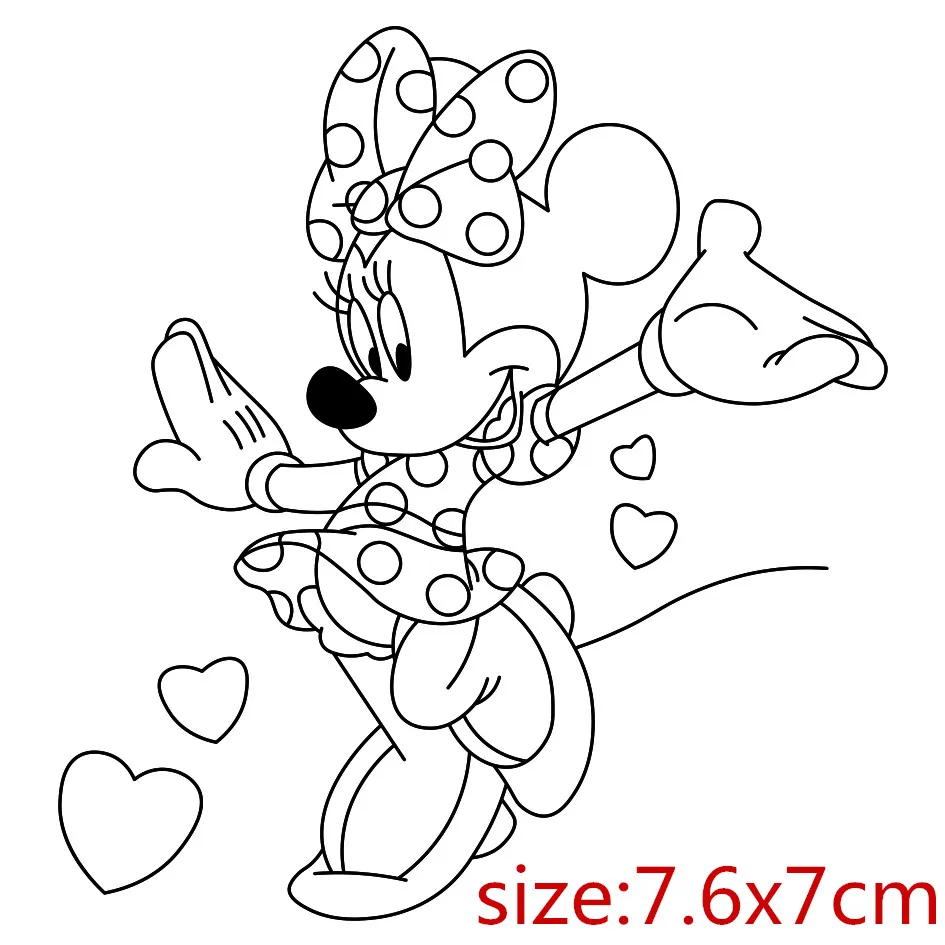 Изысканные прозрачные силиконовые резиновые марки Микки Мауса/Рождественский