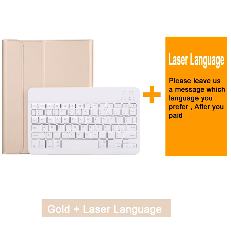 Кожаный чехол с клавиатурой Bluetooth для iPad Pro 11 дюймов 2020 русская Арабская