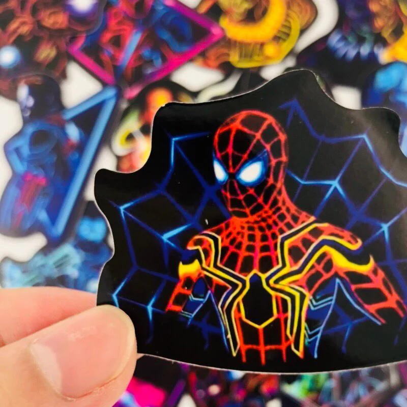Не повторяются наклейки Marvel водонепроницаемые для ноутбука мото скейтборд багаж гитара мебель наклейка "Мстители"