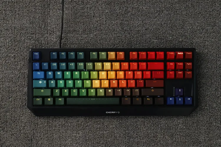 KeyCaps for Mechanical Keyboard,“Paranoia” Theme,Backlit Support,PBT,Over-Injection Molding,OEM Profile