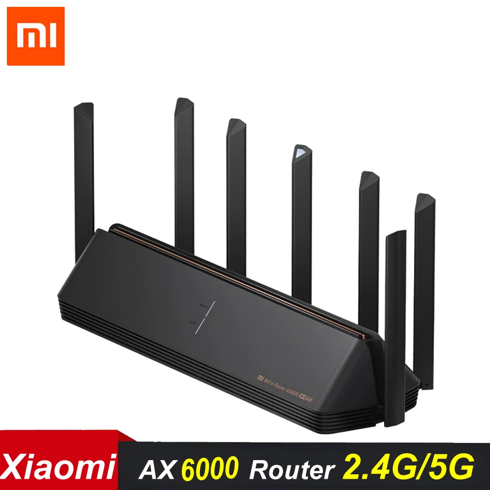 Xiaomi AX6000 AIoT маршрутизатор 6000Mbs WiFi6 VPN 512 Мб Процессор Qualcomm сетки ретранслятор