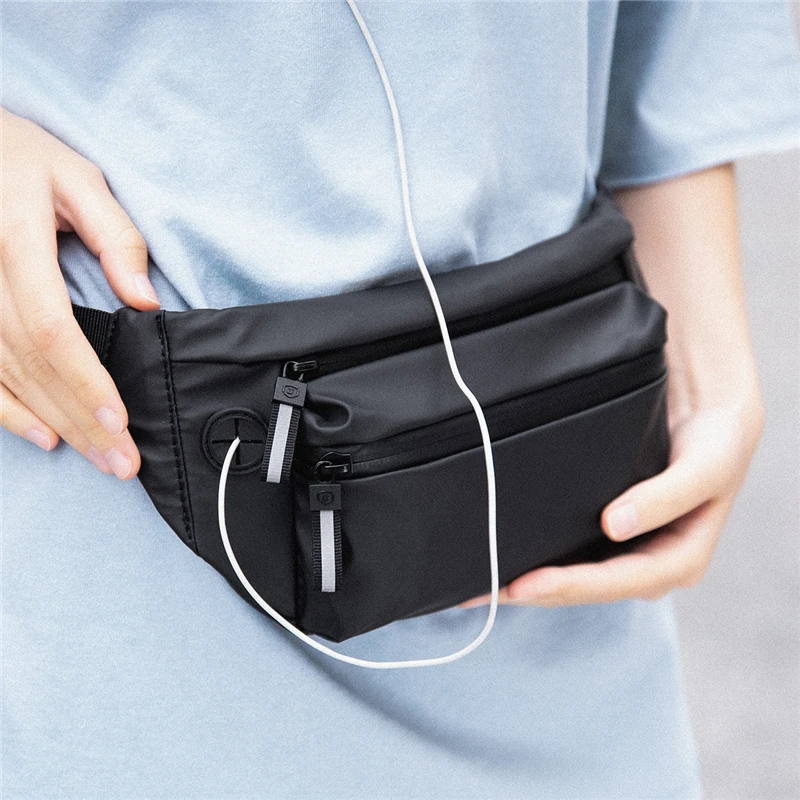 Fashion Trend Sports Waist Bag Waterproof Adjustable Multi-function Running Pocket Outdoor Gym Fitness Men Belt Pouch Chest Pack