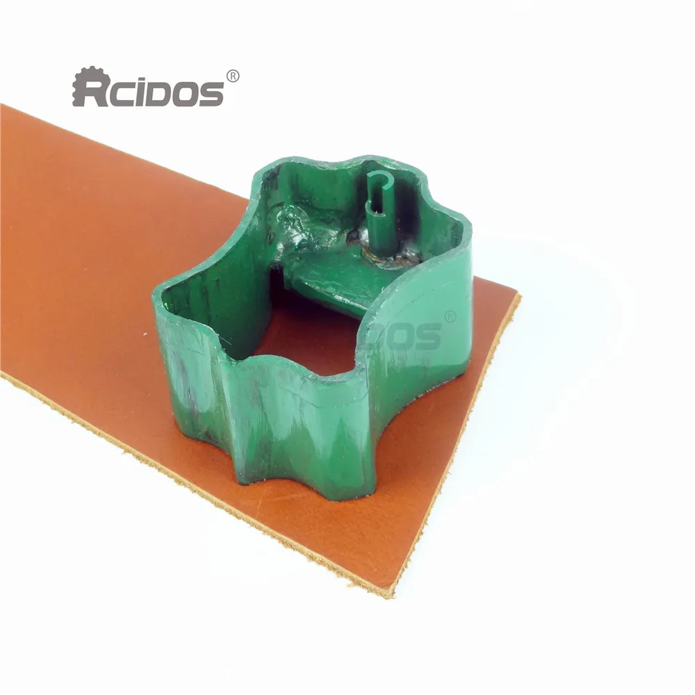 Кожаный держатель кабеля RCIDOS наушников полностью стальной Дырокол штамп 32x2.0мм