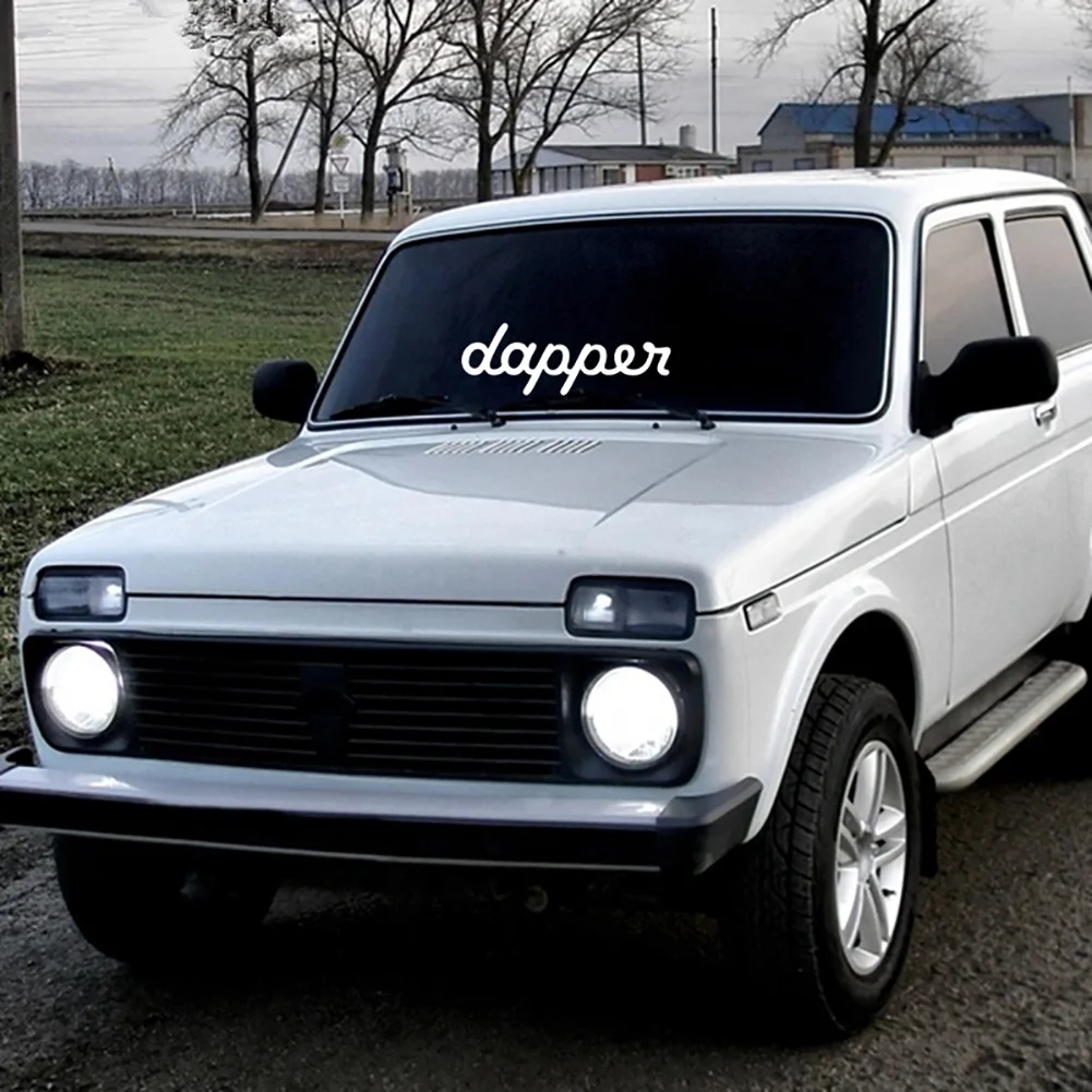 Светоотражающие наклейки на окно автомобиля с буквами Dapper 2019 | Автомобили и