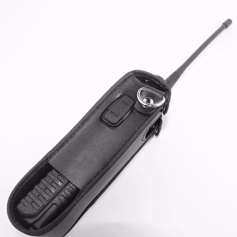 Новый удлиненный кожаный мягкий чехол для Walkie Talkie сумка Baofeng UV 5R 3800mAh портативное