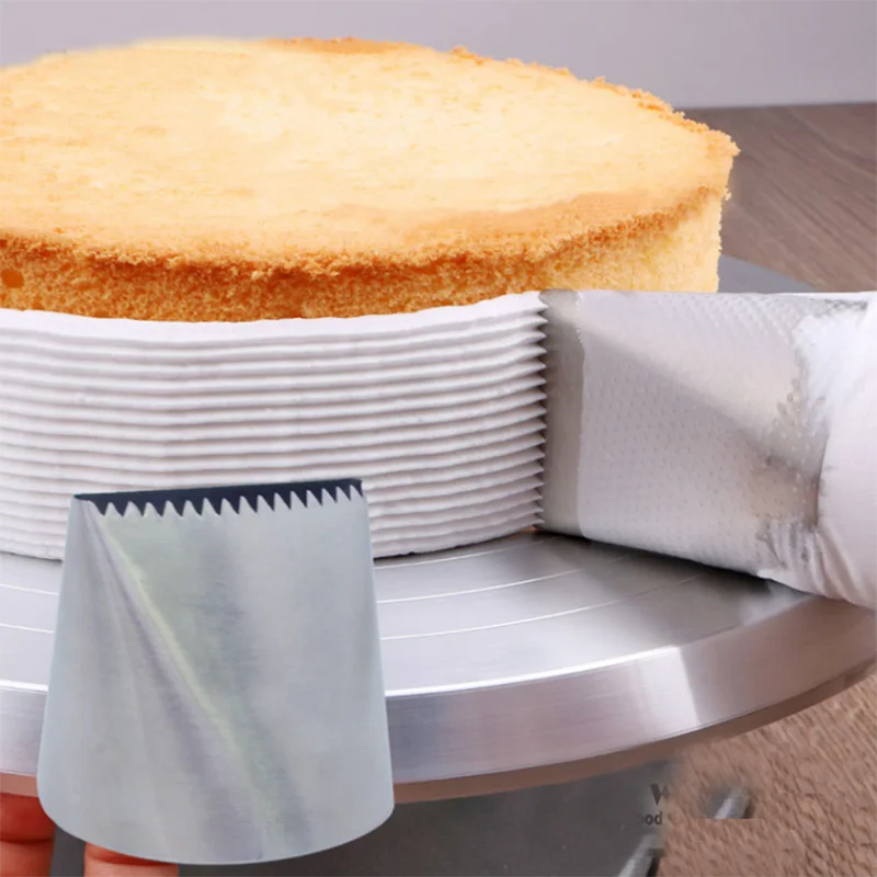 200 # очень большая насадка из нержавеющей стали Кондитерские насадки для