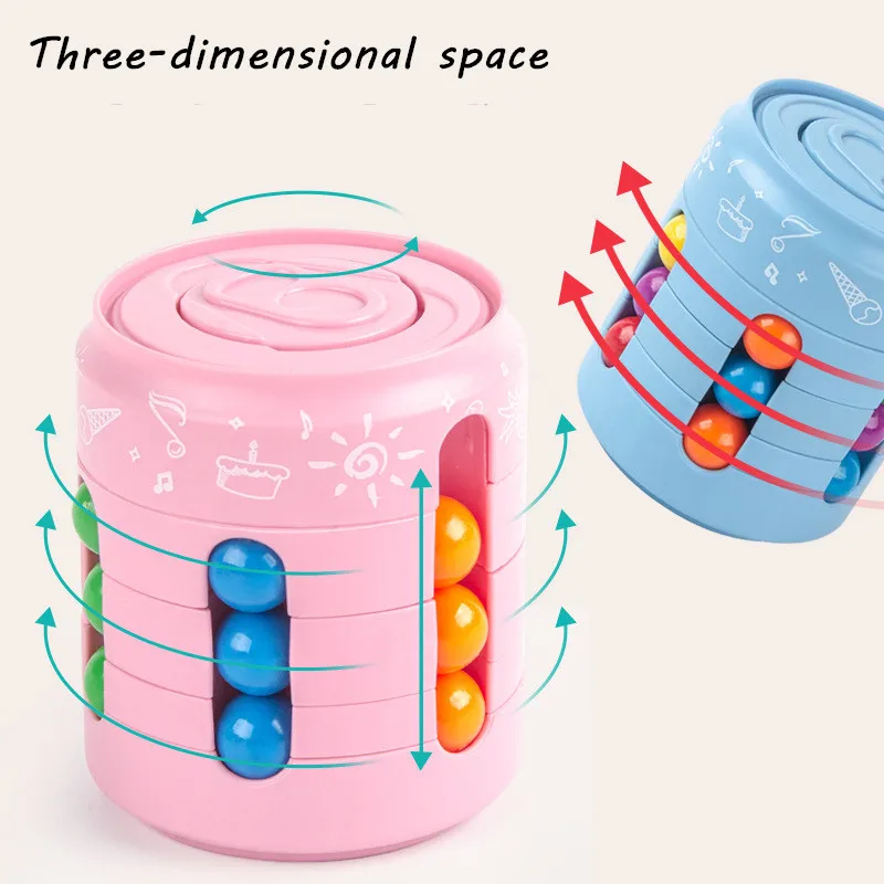 Волшебный куб верх Спиннер топ снимает стресс антистресс игрушечные бобы для