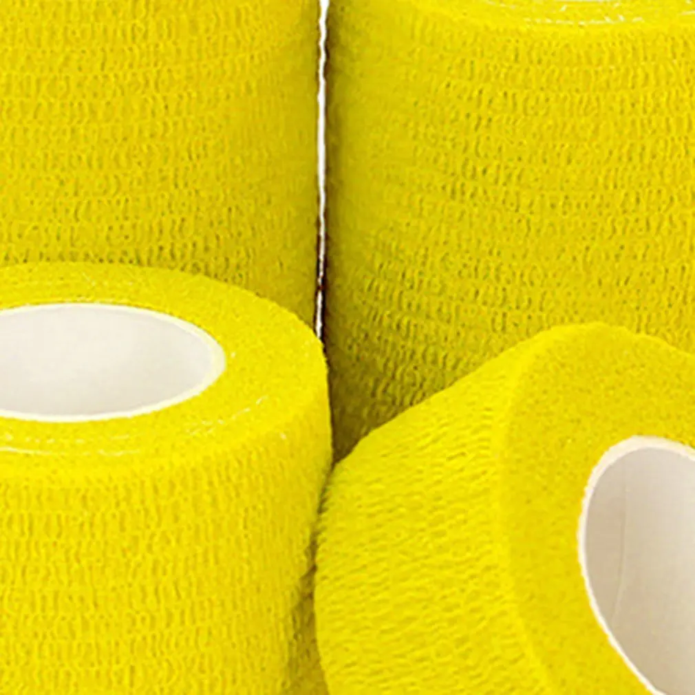 

Self-Adhesive Non-Woven Elastic Bandages Cohesive Wrap Bandages For Emergency Wound Treatment Wrist Support New Arrival