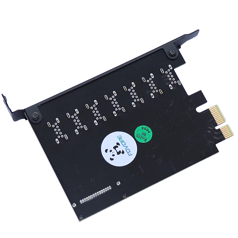 PCI e USB 3 адаптер с 7 портами PCIe 0 контроллер USB3 конвертер PCI-e Экспресс плата