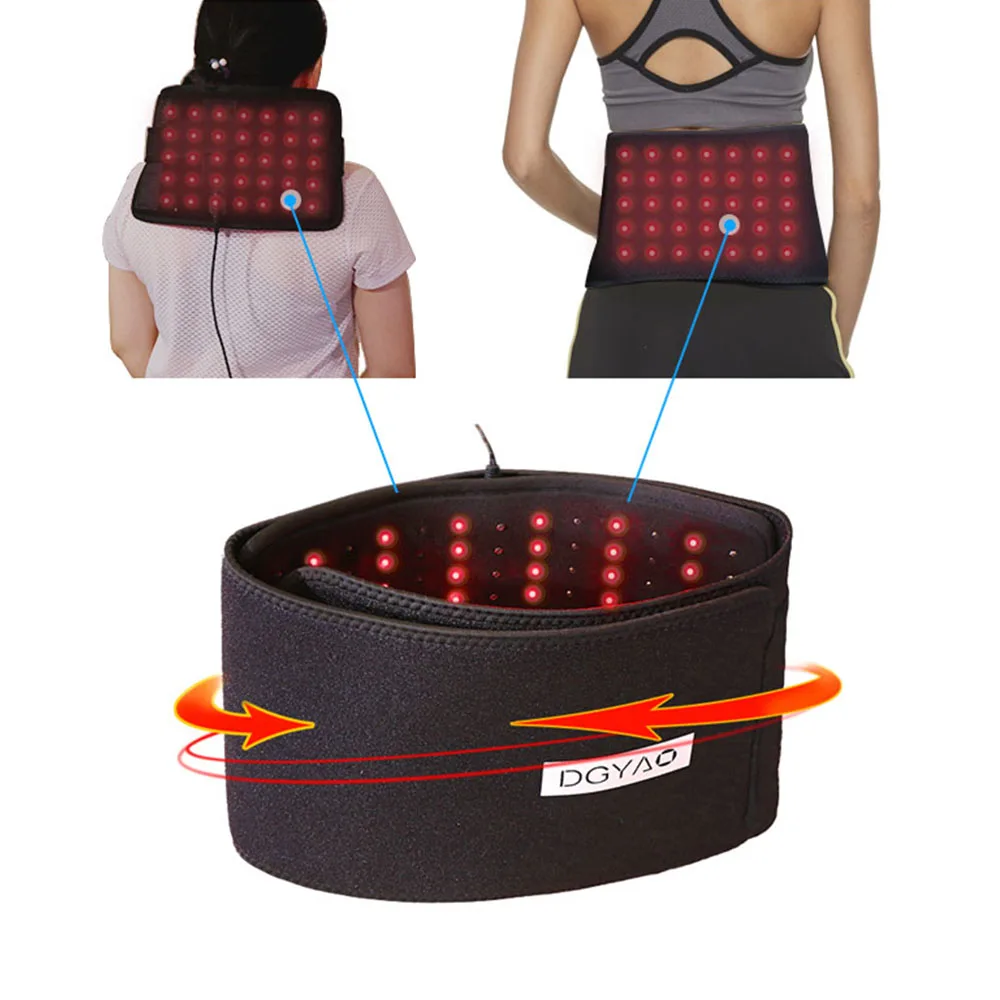 

DGYAO Red Light Near Infrared Therapy Led Benefits Back Pain Reliever Home Use Wearable Wrap Deep Penetrating Heals Lighting Pad