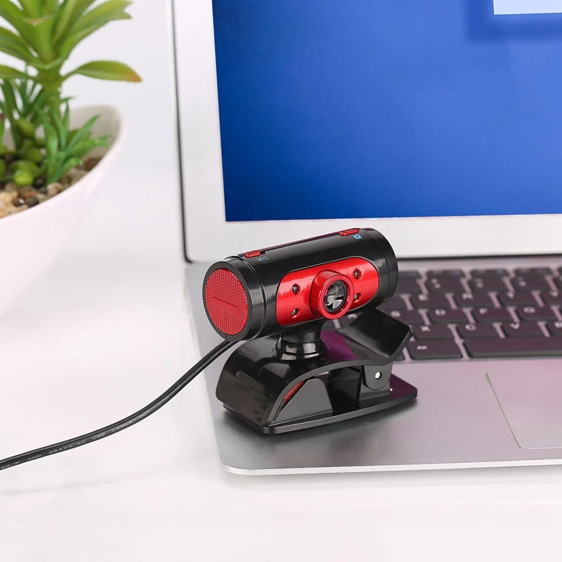 

Computer Camera Usb Microphone HD Webcam with Microphone and LED Fill Light USB Camera for Desktop PC USB Driverless