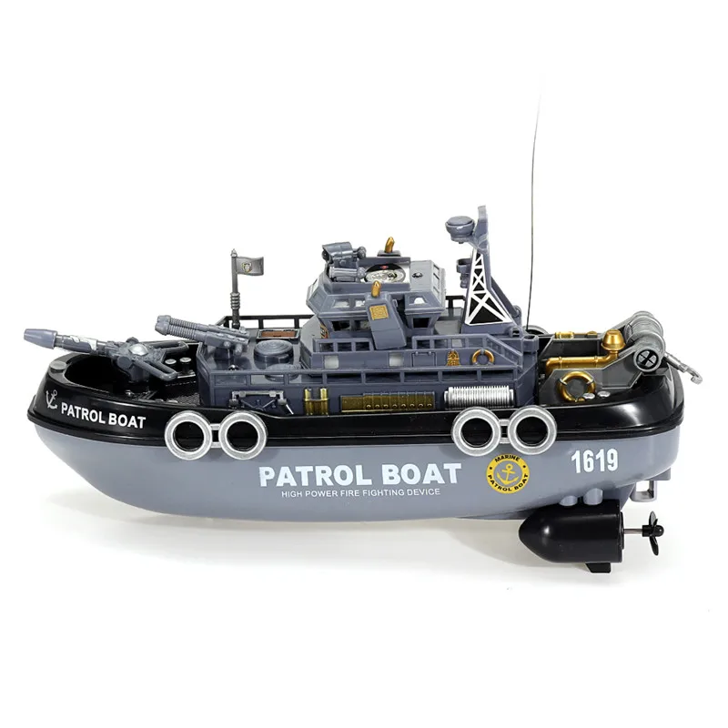 1629 4CH профессиональная Мода Patrol RC лодка военный корабль модели автомобиля