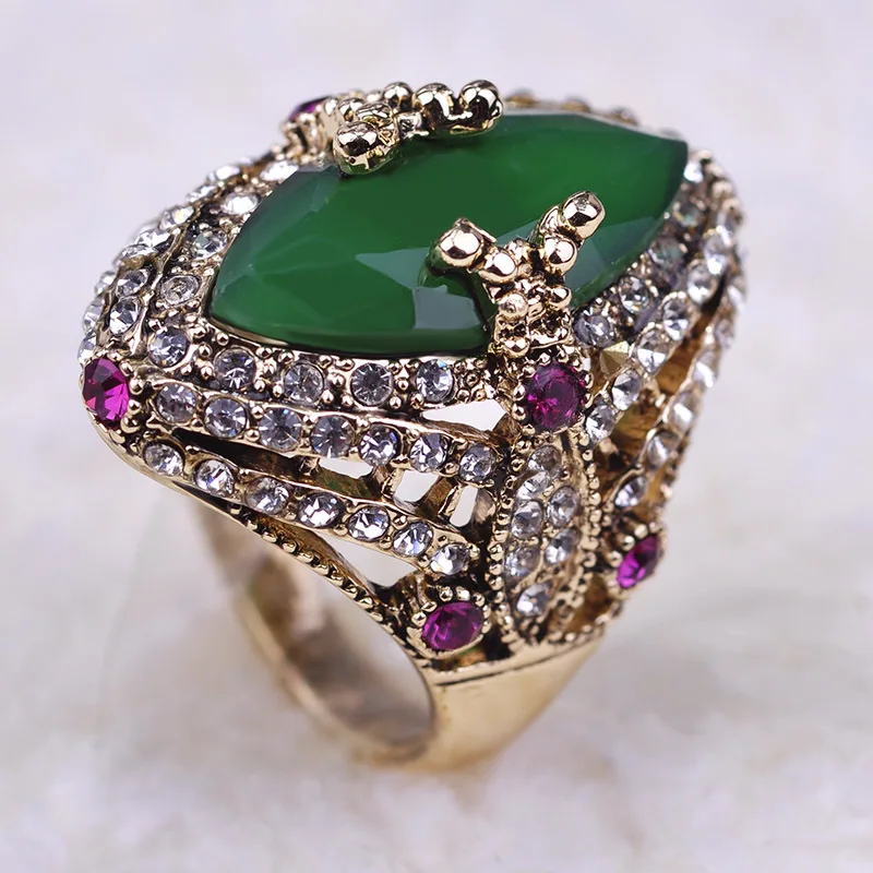 Старинные турецкий ювелирные изделия анель кольца властелин колец турко кольцо