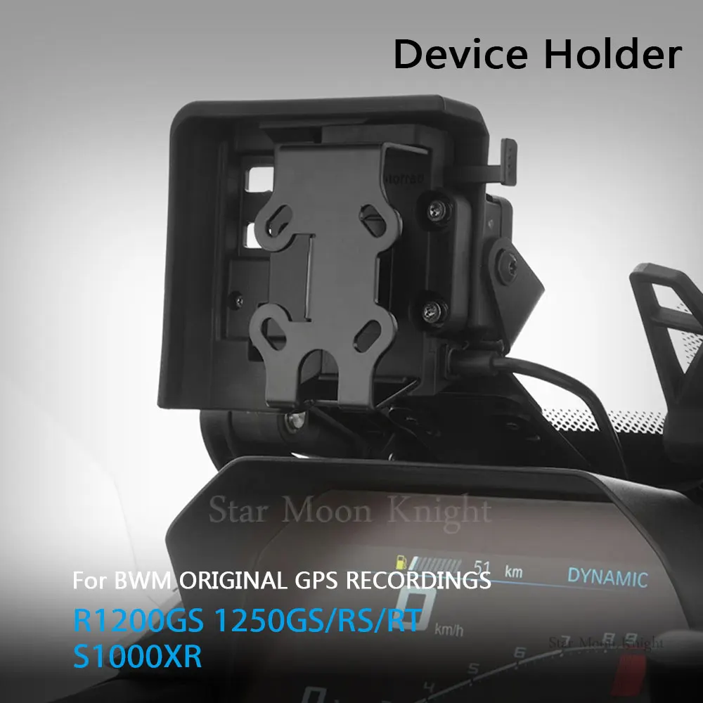 

GPS Navigation Bracket Device Holder For Original Navigation Recordings For BMW R1250GS R1200GS S1000XR R 1200 1250 R RS RT