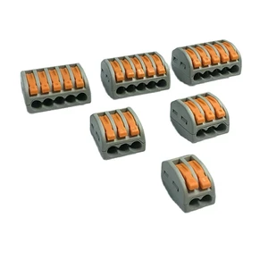 Quick Wire Connector Electrical Wire Spring Terminal Block For Led Lighting